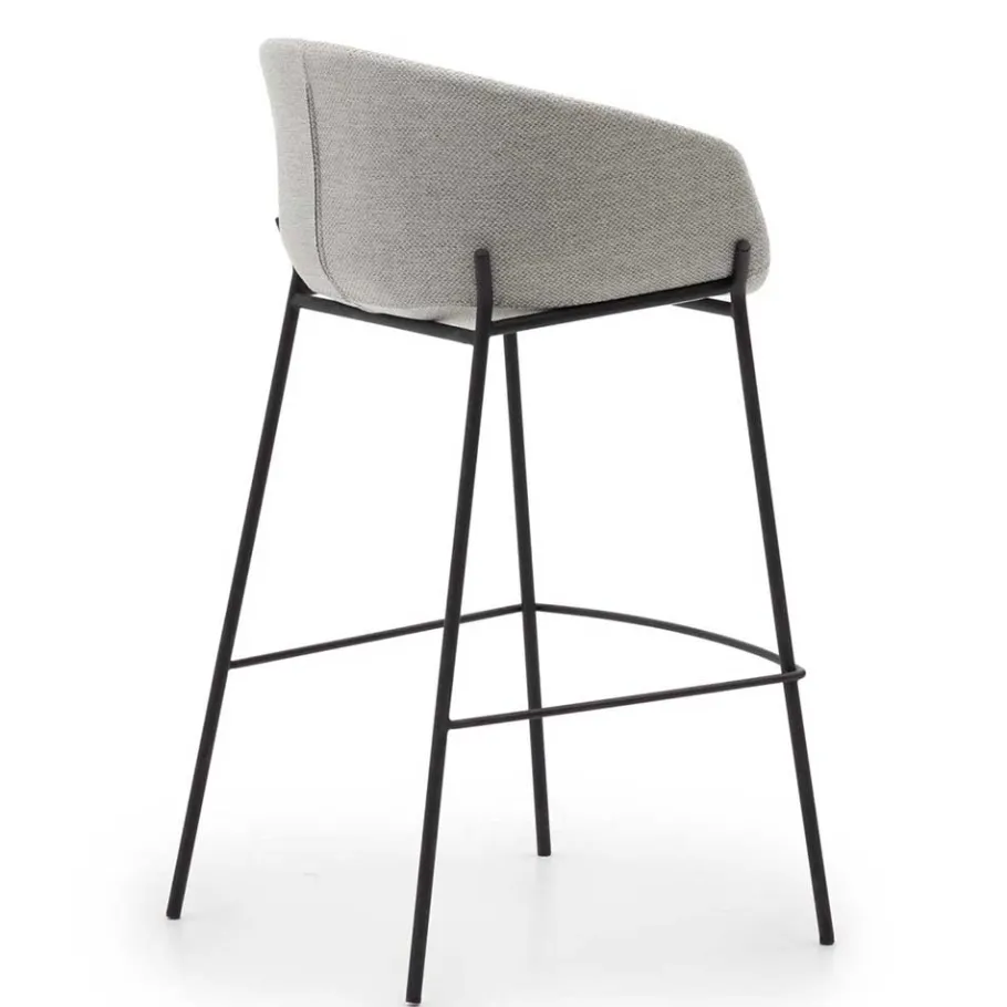 Best Wohnen Stoff Barstuhl Set mit 75 cm Sitzhöhe - Garcia (2er Set)