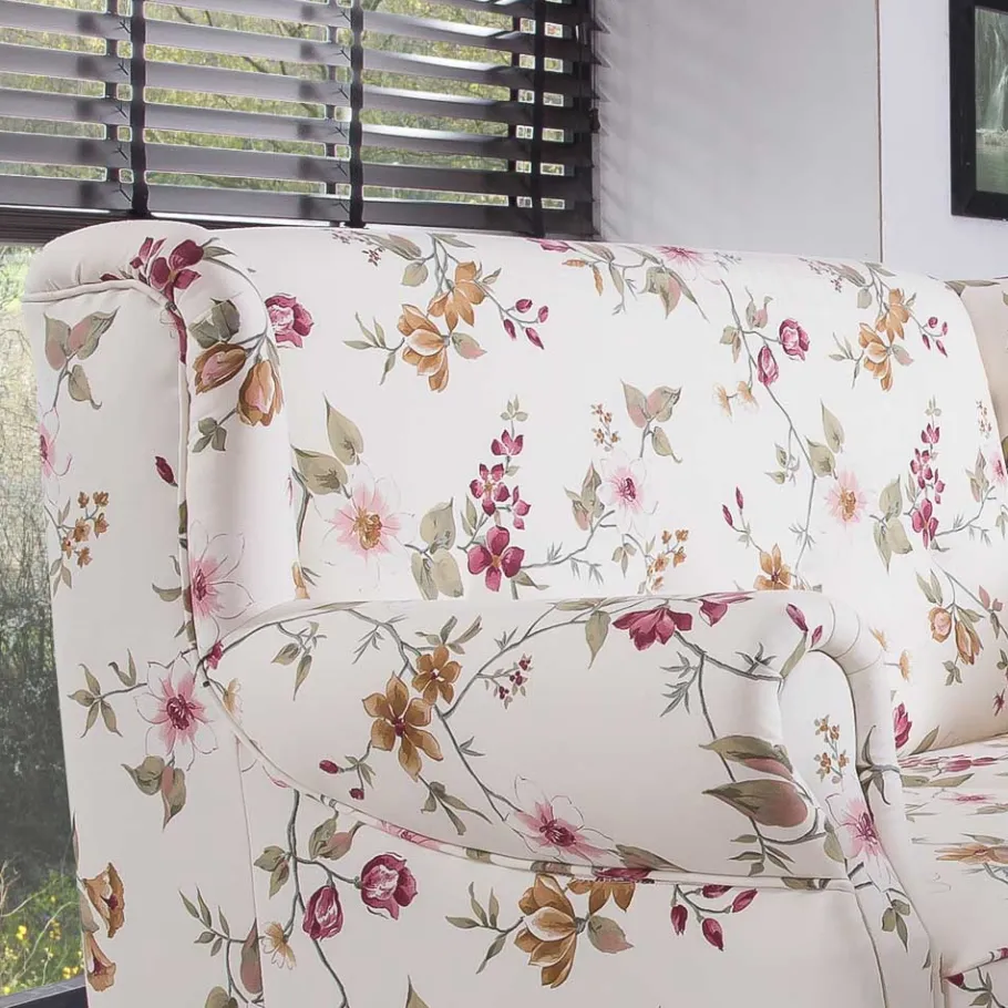 Clearance Wohnen Stoff Sofa Sweet mit Blumenmuster