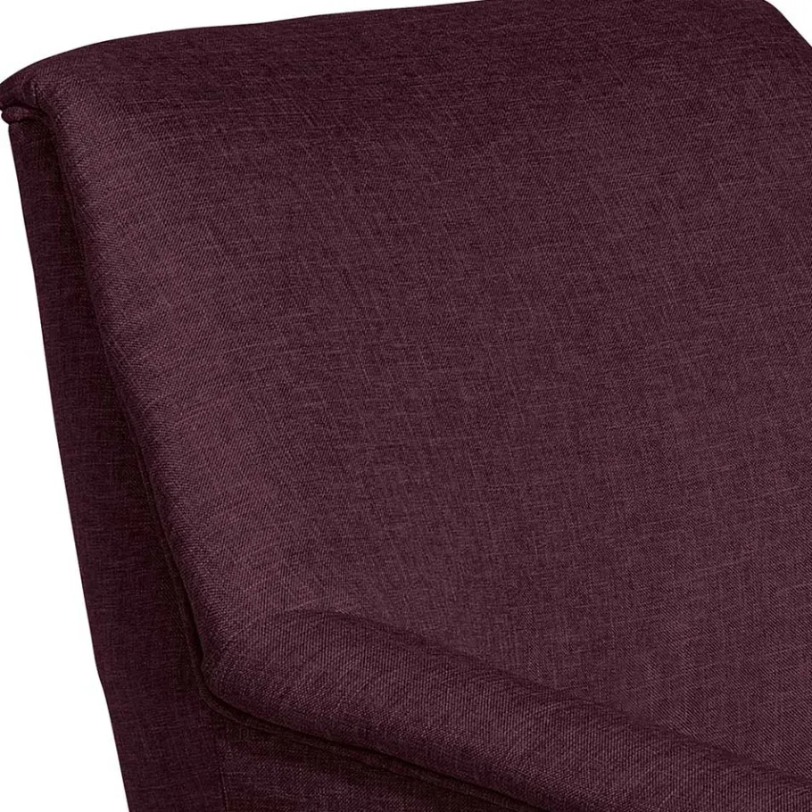 New Wohnen Stoffsessel in Bordeaux Rot - Holdin