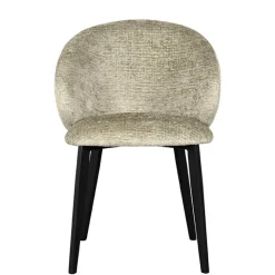 Hot Wohnen Struktursamt Polsterstühle in Beige - Hakamo (2er Set)