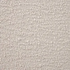 Sale Wohnen Strukturstoff Ecksofa in Creme & Buche - Adejano