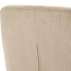 Outlet Wohnen Stuhl mit Cordbezug in Beige - Sensibil (2er Set)