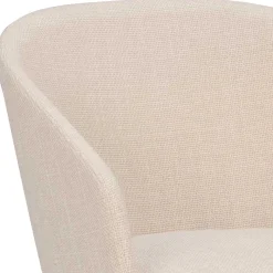Outlet Wohnen Stylischer Armlehnenstuhl in Beige - Cacamp (2er Set)