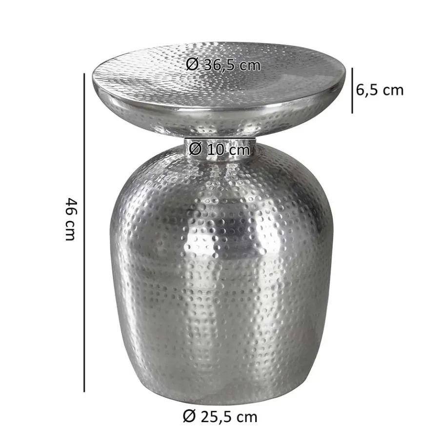 Wohnen Stylischer Metalltisch mit Vasen Design - Myranga