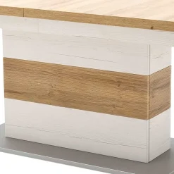 Outlet Wohnen Säulengestell Esszimmertisch mit Synchronauszug - Samula