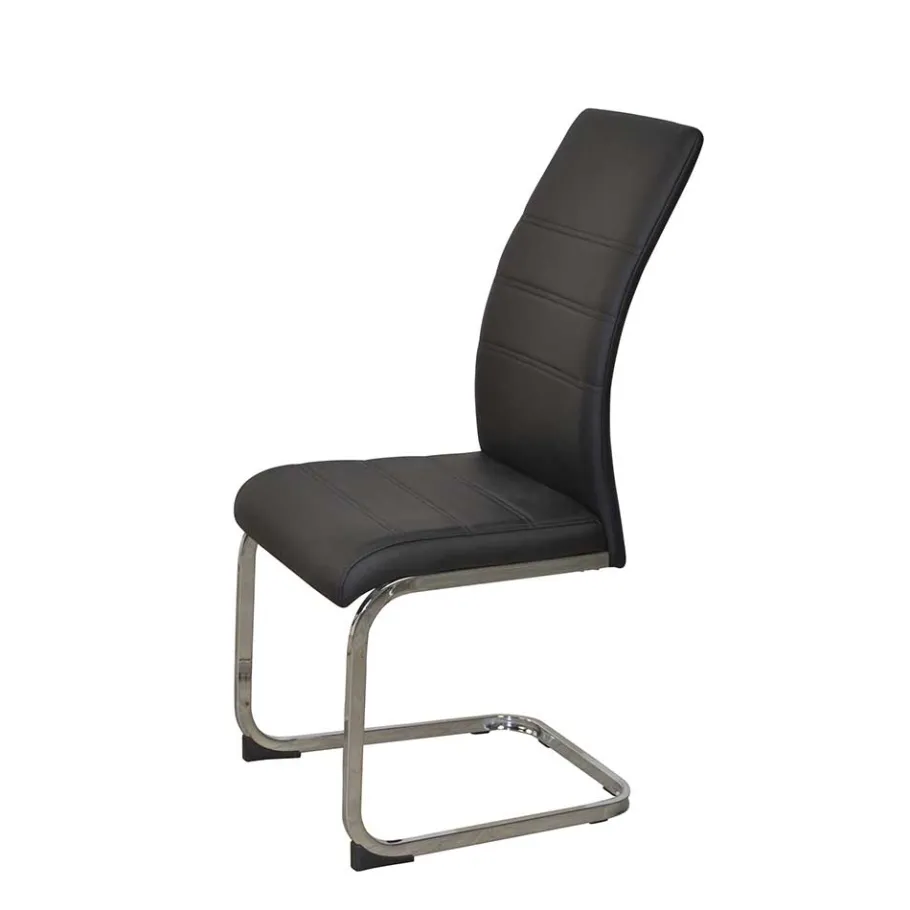 Clearance Wohnen Säulentisch & Schwingstühle Kombi - Bogna (fünfteilig)