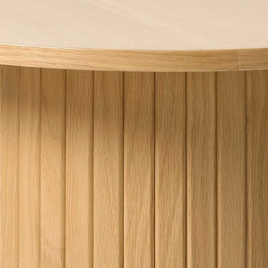 Wohnen Säulentisch Beistelltisch in rundem Design - Teorina