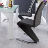 Online Wohnen Swingstuhl Capitan in Schwarz (2er Set)