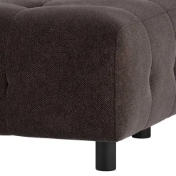 New Wohnen System-Couch - Ecke links in Graubraun - Shinin