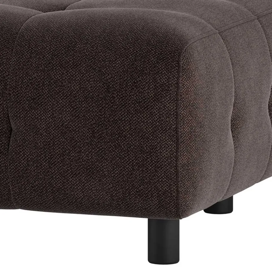 New Wohnen System-Couch - Ecke links in Graubraun - Shinin