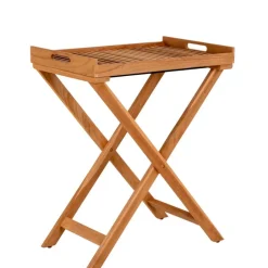 Clearance Wohnen Tablett Tisch aus Teak Massivholz - Muldivian