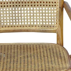 Sale Wohnen Teak Armlehnenstuhl mit Wiener Geflecht - Crasidio