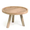 Online Wohnen Teak Couchtisch mit Drei-Bein-Gestell - Marcel