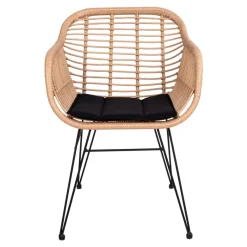 New Wohnen Teak Recyclingholz Esstisch & Stühle - Placer (siebenteilig)