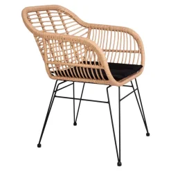 New Wohnen Teak Recyclingholz Esstisch & Stühle - Placer (siebenteilig)