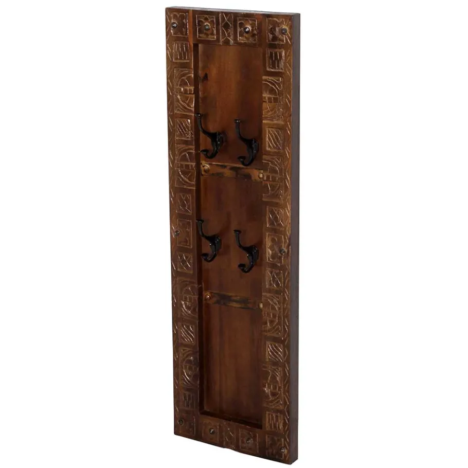 Discount Wohnen Teakholz Garderobe im Kolonialstil - Solapura