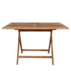 Clearance Wohnen Teakholz Garten Klapptisch in 120x80 cm - Vienna