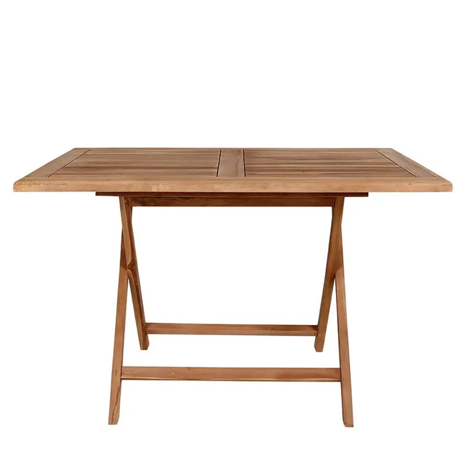 Clearance Wohnen Teakholz Garten Klapptisch in 120x80 cm - Vienna