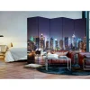 New Wohnen 5-teiliger Paravent NYC bei Nacht - Brisco