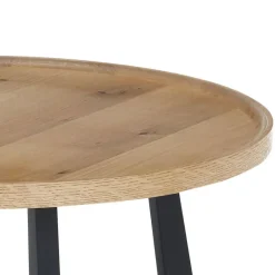 Hot Wohnen Teilmassiver Couchtisch in Eiche Natur - Breggia