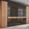 Discount Wohnen Teilmassiver Schrank mit sieben Türen - Hung