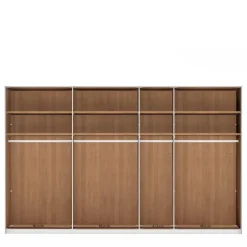 Discount Wohnen Teilmassiver Schrank mit sieben Türen - Hung