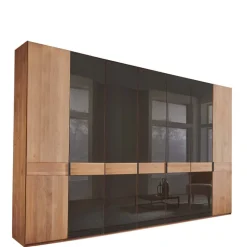 Discount Wohnen Teilmassiver Schrank mit sieben Türen - Hung