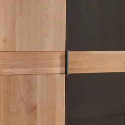 Discount Wohnen Teilmassiver Schrank mit sieben Türen - Hung
