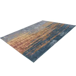 Best Wohnen Teppich abstrakt in Beige Blau gemustert - Wales