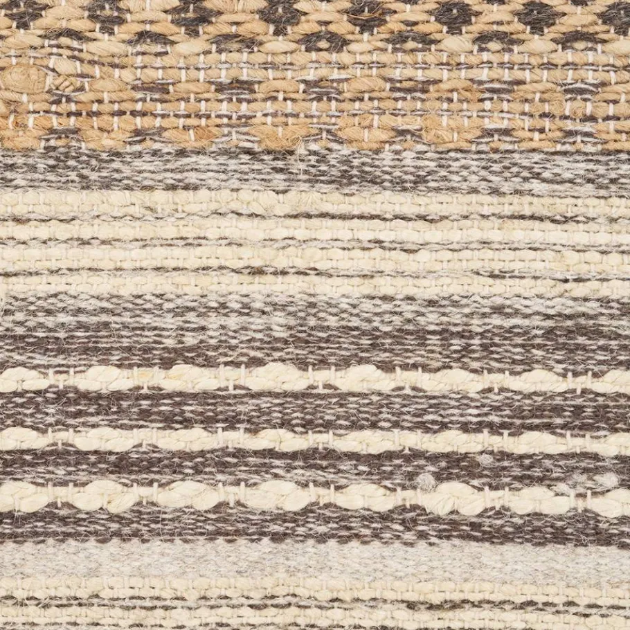 Best Wohnen Teppich aus Jute und Wolle - Sesedra