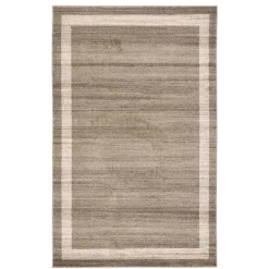 Online Wohnen Teppich in Beige Braun Kurzflor - Osiko