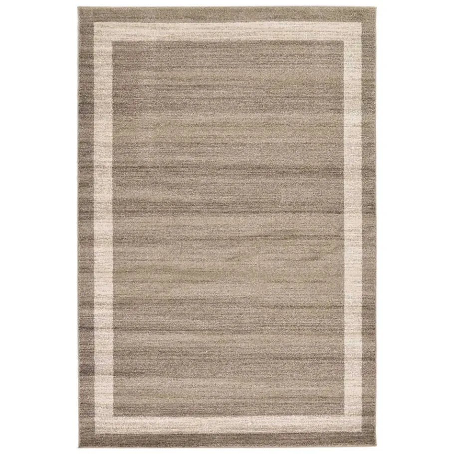 Online Wohnen Teppich in Beige Braun Kurzflor - Osiko