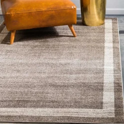 Online Wohnen Teppich in Beige Braun Kurzflor - Osiko
