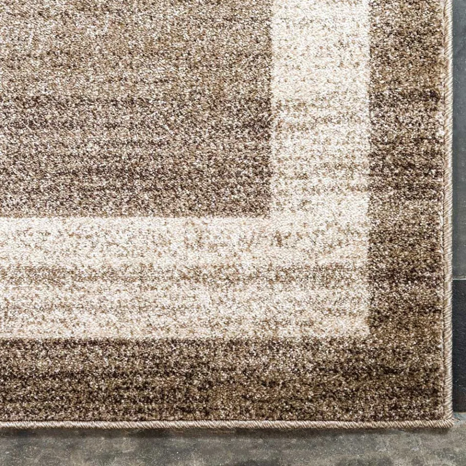 Online Wohnen Teppich in Beige Braun Kurzflor - Osiko