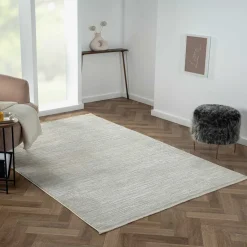Sale Wohnen Teppich in Creme & Beige - dezent gemustert - Rondma
