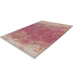 Wohnen Teppich in Rot und Beige abstrakt - Lergavano