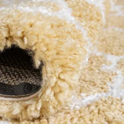Sale Wohnen Teppich Läufer gemustert im Kacheldesign - Arelas