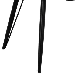 Discount Wohnen Tisch in dunkler Eiche Optik & Schwarz - Viridena