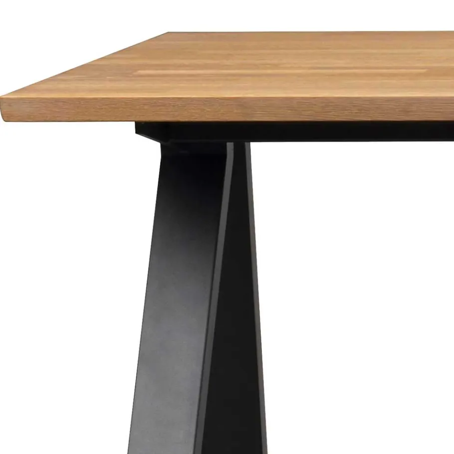 Best Wohnen Tisch in Eiche und Schwarz - Fadrina