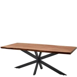 Sale Wohnen Tisch mit Holzplatte mit Naturkante Akazie - Marian