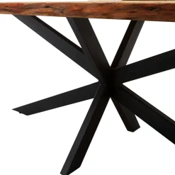Sale Wohnen Tisch mit Holzplatte mit Naturkante Akazie - Marian