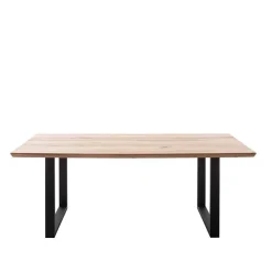 Clearance Wohnen Tisch mit U-Gestell und Zerreiche Platte - Laviette
