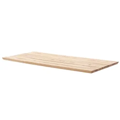Clearance Wohnen Tisch mit U-Gestell und Zerreiche Platte - Laviette