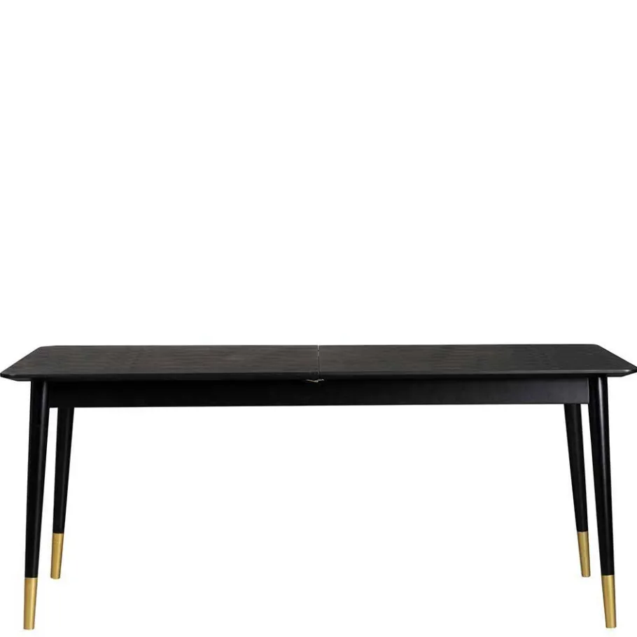 Best Wohnen Tischgruppe in Schwarz & Beige - Orgevia (siebenteilig)