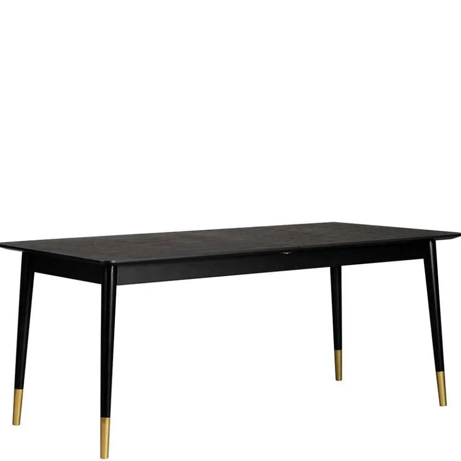 Best Wohnen Tischgruppe in Schwarz & Beige - Orgevia (siebenteilig)
