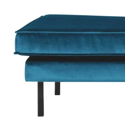 Hot Wohnen Tolles Retro Sofa Cumagon mit Samt in Blau