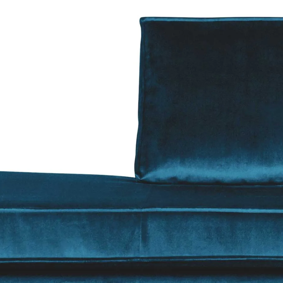 Hot Wohnen Tolles Retro Sofa Cumagon mit Samt in Blau