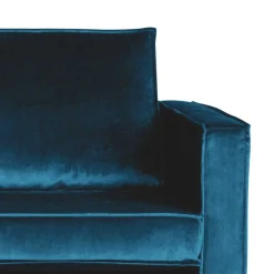 Hot Wohnen Tolles Retro Sofa Cumagon mit Samt in Blau