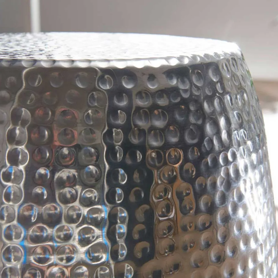 Best Wohnen Tonnen Design Beistelltisch aus Aluminium - Bahare
