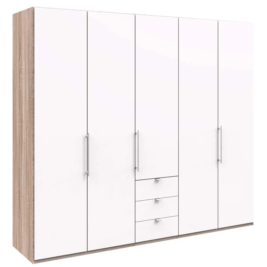 Clearance Wohnen Top Schlafzimmerschrank mit 2 Falttüren & Tür - Vaclyn